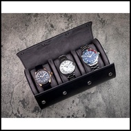 Premium Watch Roll 1-slot 2-slot 3-slot Leather Portable Travel Watch Box Case storage Organizer
