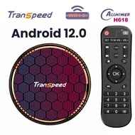 Transpeed TV Box  Android 12  Allwinner H618 Quad Core Cortex A53 Support 6k 4K Wifi6 32G 64G 128G Assistant Set Top Box TV Receivers