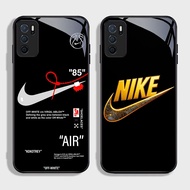 YA-30 Nike AIR HD Softcase Glossy Glass for OPPO A16 A16S A54S A95 A74 F19 F19S Reno 6 Lite