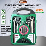 Wrench Ratchet Pass Set 7 Pcs WOIRX TOOL