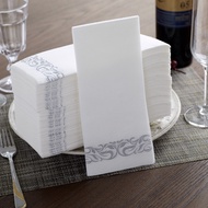25pcs 30*40CM Paper Napkins Elegant Tissue Vintage Towel Restaurant Party Festival Table Decor Servi
