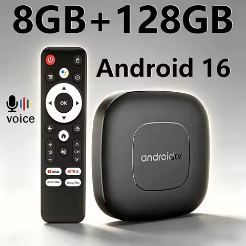 T1 Android 16 Smart TV Box H313 8GB 128GB Quad Core Cortex A53 5G Dual Wifi Google Voice Remote 8K H