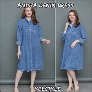 Anisya DENIM Tunic DRESS - PREMIUM Women's DENIM DRESS