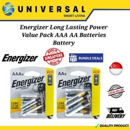 [SG SHOP SELLER] Energizer AA / AAA Alkaline Batteries 6 Battery Pack / Value Pack
