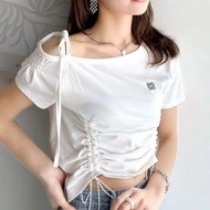 日單 mily bilet 露肩短袖上衣 日本 dazzlin  resexxy snidel