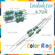Inductor Axial 4.7 uH Inductor Color Ring 4.7uH 1/ 2 watt 4700nh 4.7uH 4.7 uH best quality 4700 nH