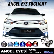 TOYOTA VIOS ANGEL EYE Fog Lamp LED LIGHT Halo Ring Spotlight COB LED Projector Lampu vios eagle eye
