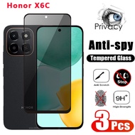 Privacy Tempered Glass For Honor X6 C 4G 5G 2025 Camera Lens Screen Protector Glass For HonorX6C X6C