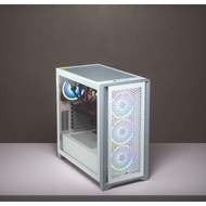 Corsair 4000D Airflow Tempered Glass Mid-Tower Case, White
