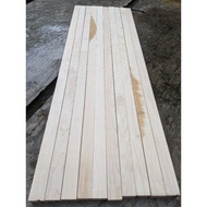 Hard maple wood 2.4 x 2.7 x 88 cm straight fiber