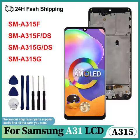 Good Tested LCD For Samsung Galaxy A31 Display Touch Screen Replace Digitizer Assembly For Samsung A