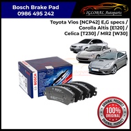 Bosch Front Brake Pad 0986495242 for Toyota Vios [NCP42] E, G specs / Corolla Altis [E120] / Celica [T230] / MR2 [W30]