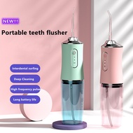 Dental Irrigator Oral Irrigator Teeth Whitening Teeth Cleaner 4 Nozzles Water Flosser 220ML Water Ta
