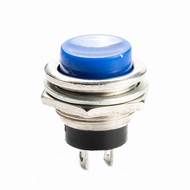 1pcs,R13-507 Blue Momentary ON-OFF N/O Horn Push button 2pin Switch DIY 3A/125V