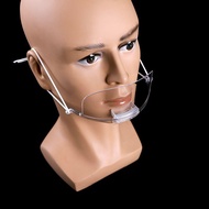 Penutup Pelindung Mulut Koki Barista Face Shield Mouth Mask Mouth Shield Transparan Masker