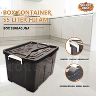 55 Liter Container Box + Wheels - Plastic Box Container Large Container Box Today