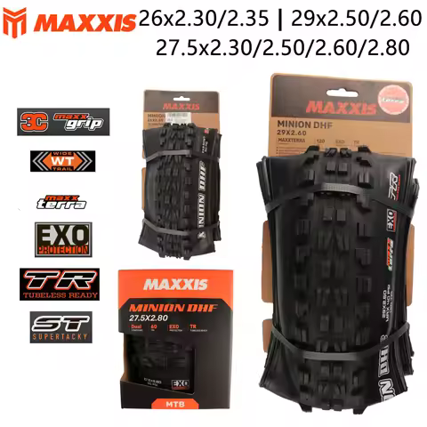 MAXXIS MINION DHF Mountain Downhill Bicycle Tires 26x2.3/2.35/2.5 27.5x2.3/2.5/2.6/2.8 29x2.5/2.6 Tu