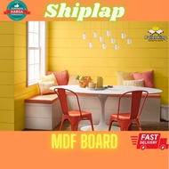 [Same Day Delivery T&C] 🏠Shiplap Board 6mm🏠 MDF Board | Shiplap MDF | Wainscoting | Shiplap Kayu | M