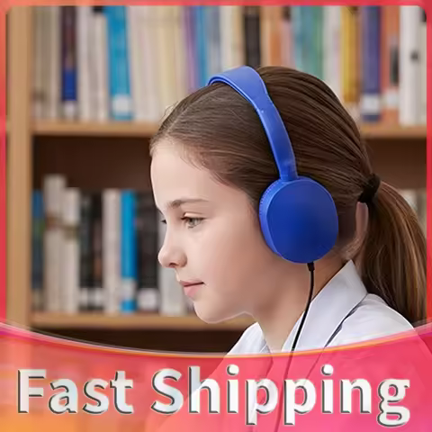 Wired Studio Headphones 3.5mm Jack Professional Over Ear Monitor Headset Wired Closed Back Headsets 