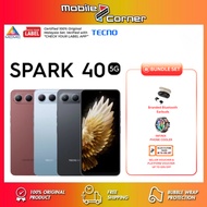 TECNO Spark 40 5G (16 (8+8)GB RAM + 256GB ROM) Mediatek Dimensity 6400 5G | 6000mAh | Warranty under