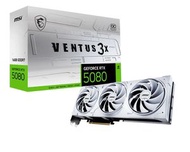 MSI RTX 5080 16G VENTUS 3X OC WHITE 顯示卡 (16GB GDDR7 / 1*HDMI+3*DP)(DI-N5080W1)