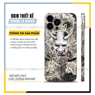 （Great. Cell phone case）Back Sticker IPhone 13 Mini - 13 Pro Max Tattoo Sk IPTT129 Genuine Material CNC Cutting Mold Easy To Paste At Home