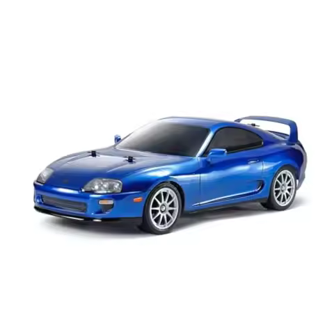 47505 1:10 RC Toyota Supra JZA80 BT-01 2WD Remote Controlled Car with Pre-Painted Body in Red High-S