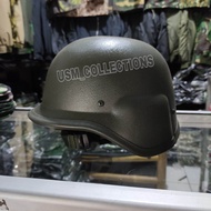 helm 3 in 1 - helm tempur hijau army - helm tni