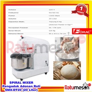 Spiral Mixer / Mesin Pengaduk Adonan Roti/Kue 20 Liter SMX-DT20 FOMAC