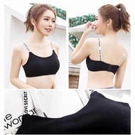 Love secret - Sport bra wanita push up BH wanita tanpa kawat ada kait