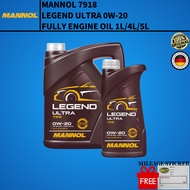 MANNOL MN7918 Legend Ultra 0W-20 1L/4L/5L Engine Oil Fully Synthetic (MADE IN GERMANY)