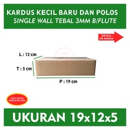 Cardboard Box CorrugatedPOLOS 19x12x5