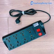 Multi-Purpose extension power socket 8 3-pin 2-pin 2-pin 2-wire plug with a voltmeter display Scd3423