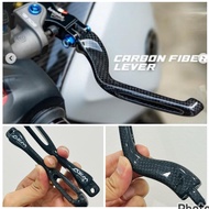 AEM Carbon Fiber Lever Pendek For Brembo RCS / Corsa Corta 100% Original Carbon Brake Clutch Master 