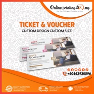 Coupon Printing Voucher Printin I Coupon Baucer Cetak Gift Card Promotion Ticket Event Ticketing