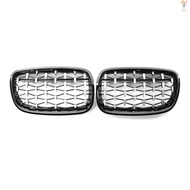 1 Pair of Car Front Grille Front Kidney Grilles Car Front Hood Bumper Kidney Grille Replacement for BMW X Series X5 E70 X   MOTO5.25