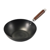Pearl Life Iron Frying Pan Multi-Functional Use with Wooden Handle (HC-550 to HC-554)