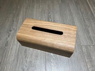 二手商品 hola夏川木紋面紙盒 淺木色