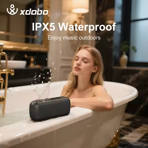 XDOBO Speaker Wireless 60W Soundbar X8 II Heavy Bass 6600mAh Battery Home Office Outdoor Riding Camp