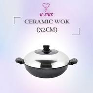 U-LIKE Ceramic Wok  - 32D cm