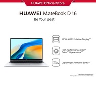 HUAWEI Matebook D 16 Laptop |   16" Eye Comfort HUAWEI FullView Display |   56 Wh Large-capacity Bat