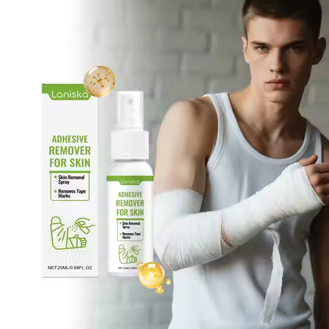 Adhesive Wipe-Off Spray Skin Glue Mark Removal Bandage Adhesive Remover Skin Sticky Stuff Remover Os