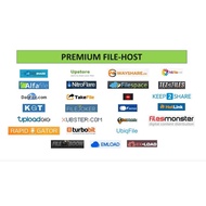 Premium File Hosting Service (Up to 27 sites)