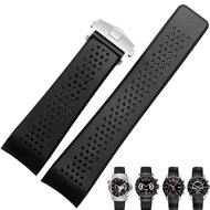 Watch Bracelet For TAG HEUER GRAND CARRERA AQUARACER Soft Silicone Wristband Men Strap Watch Accesso