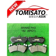 BREMBO 18Z 6POT FRONT BRAKE PAD 1SET (NEW CHINA OEM)