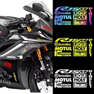Motorcycle Sticker Set Racing Scooter Body Decoration Decal Waterproof Reflective Sticker Motorcycle Accessories for YAMAHA R15 V2 V3 V4 LC135 Y16ZR Aerox 155