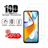 2Pcs Screen Protector Glass Film For Sharp Aquos zero6 wish4 V7 V6 Plus HD Black Edge Tempered Glass