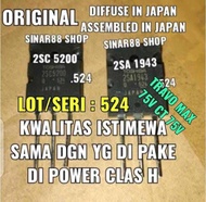 MINIMAL ORDER 2 SET Hrg 1 SET/PASANG LOT524 LOT 524 TR TRANSISTOR ORIGINAL SUPER ISTIMEWAH KWALITAS 