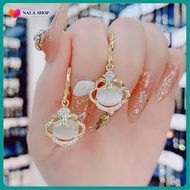 Bông tai nữ thanh lịch lấp lánh - bong tai nữ kiểu vàng 18k bong tai bông tai cute giá rẻ bong tai n