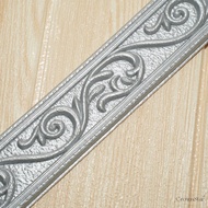 1 Roll, 2.2m, 3D Plastic Self-Adhesive Embossed Stereoscopic, XPE Material, Carved Waistline, Europe